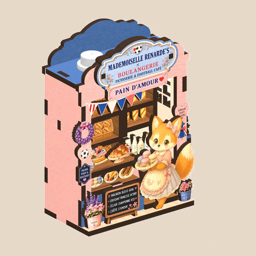 法式面包店 DIY 小屋成品图